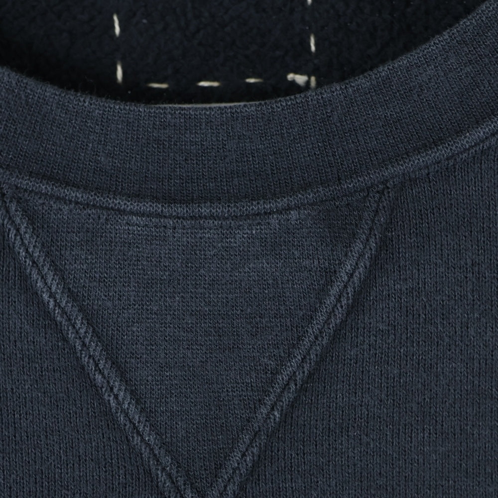 VISVIM(ヴィスヴィム) 25SS JUMBO SB SWEAT 3/4 ジャンボ クルーネック スウェット トレーナー グレー 0125105010021