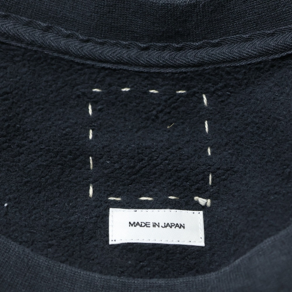 VISVIM(ヴィスヴィム) 25SS JUMBO SB SWEAT 3/4 ジャンボ クルーネック スウェット トレーナー グレー 0125105010021