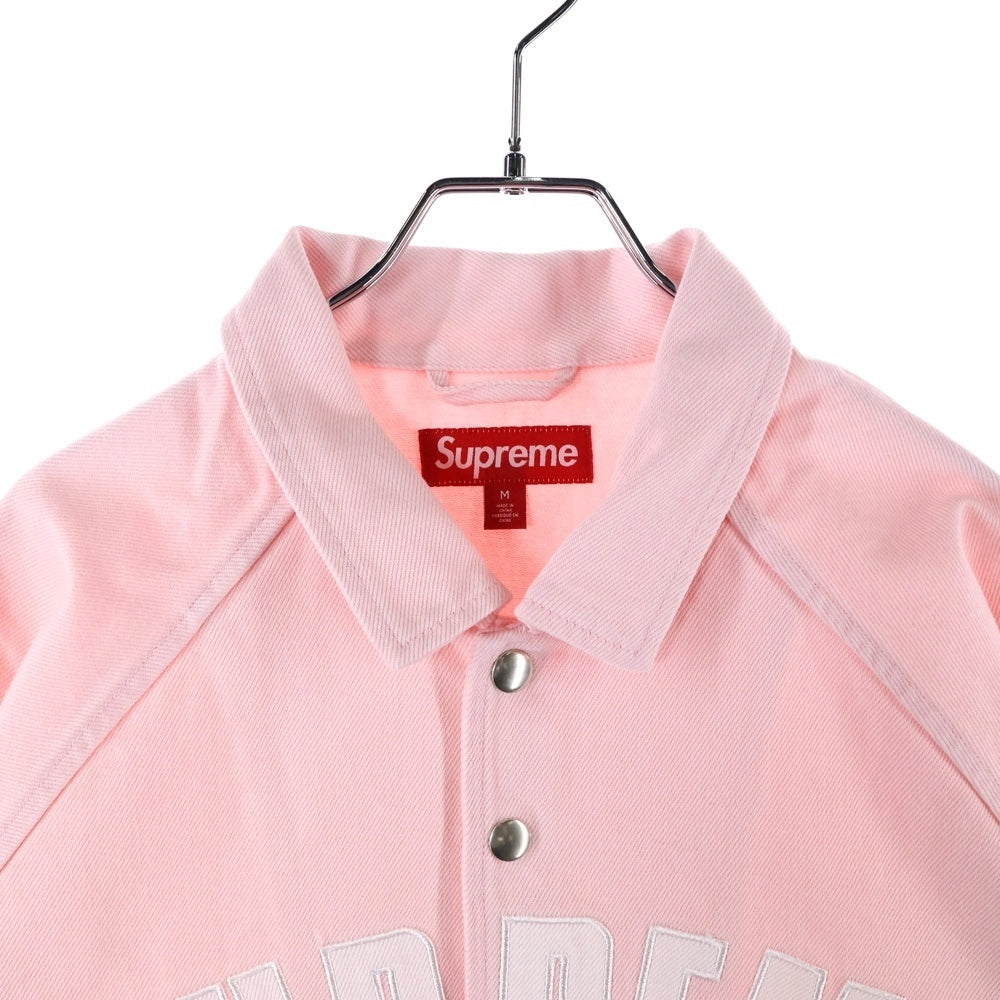 SUPREME(シュプリーム) 25SS Arc Denim Coaches Jacket アーチロゴ デニム コーチジャケット ピンク