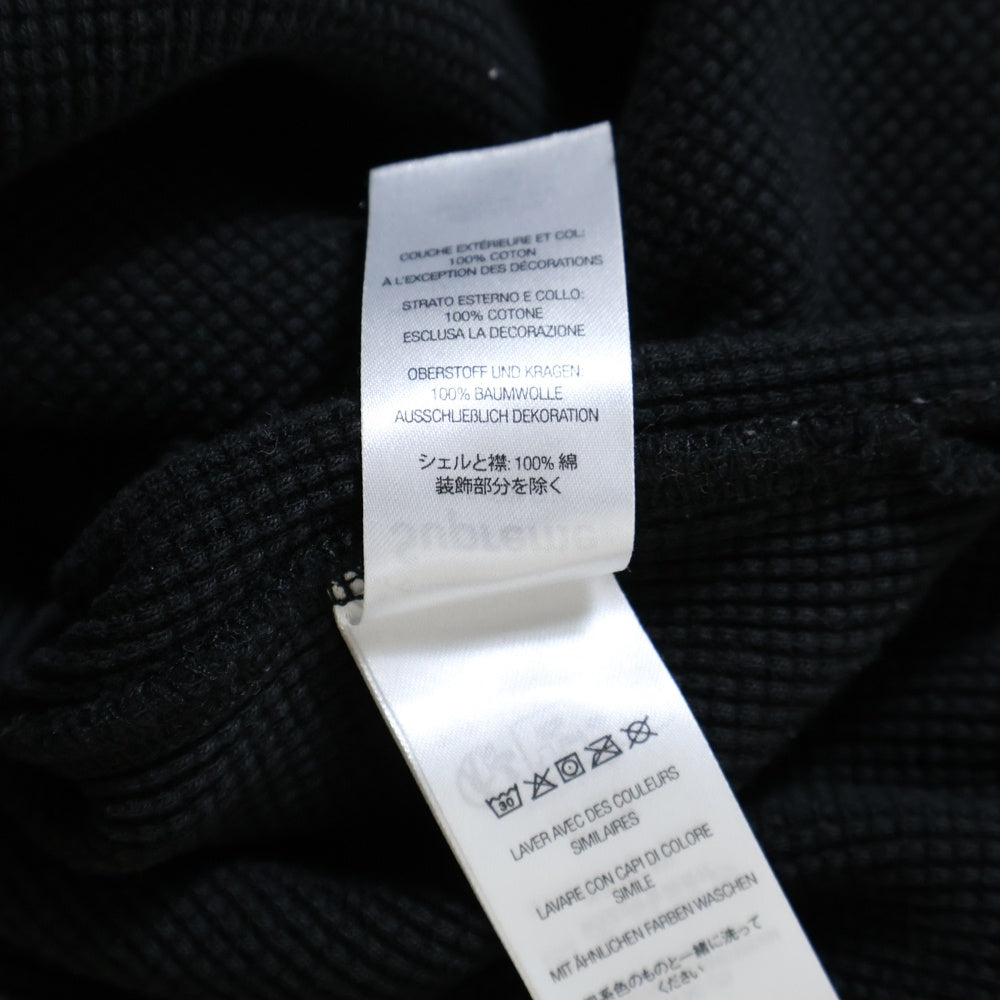 SUPREME(シュプリーム) 23AW Thermal L/S Polo クラシックロゴ サーマル 長袖ポロシャツ ブラック