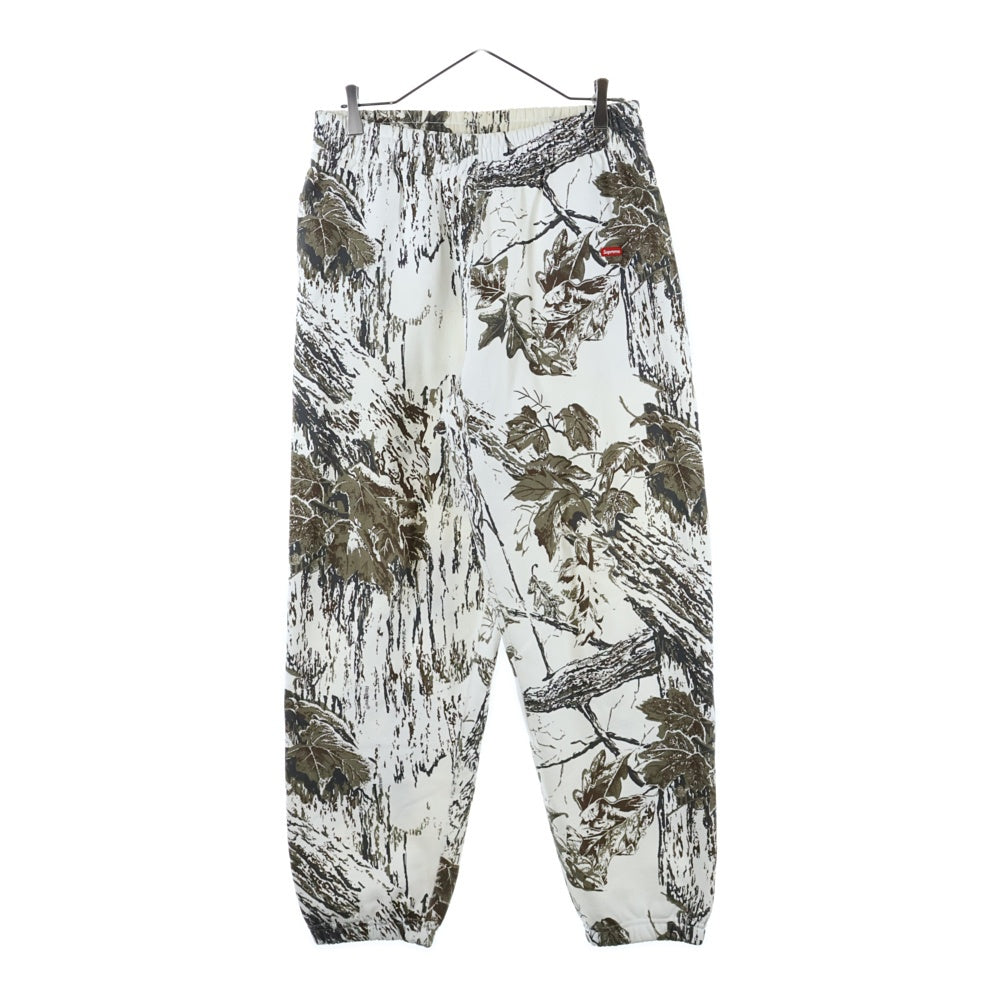 SUPREME(シュプリーム) 24SS Small Box Sweatpants Snow Camo スモール ボックス イージースウェットジョガーパンツ スノーカモ ホワイト