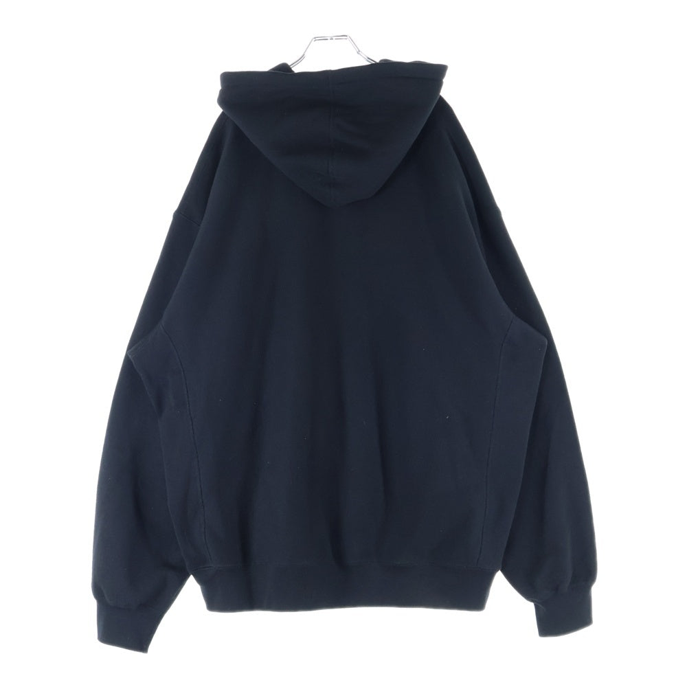 SUPREME(シュプリーム) 24SS Collegiate Hooded Sweatshirt カレジエイト フロントロゴデザイン フーデッド スウェット パーカー ブラック