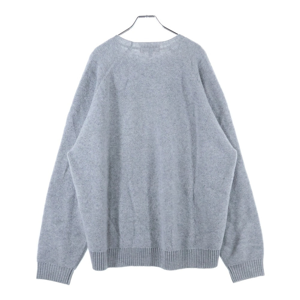 SUPREME(シュプリーム) 24AW Terry Small Box Sweater テリー スモールボックスロゴ クルーネック アクリルウールニットセーター グレー