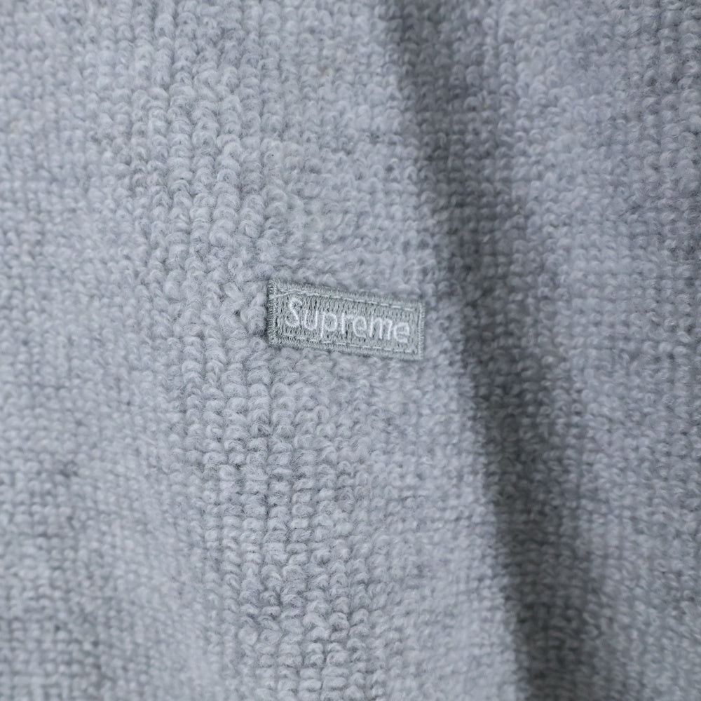 SUPREME(シュプリーム) 24AW Terry Small Box Sweater テリー スモールボックスロゴ クルーネック アクリルウールニットセーター グレー