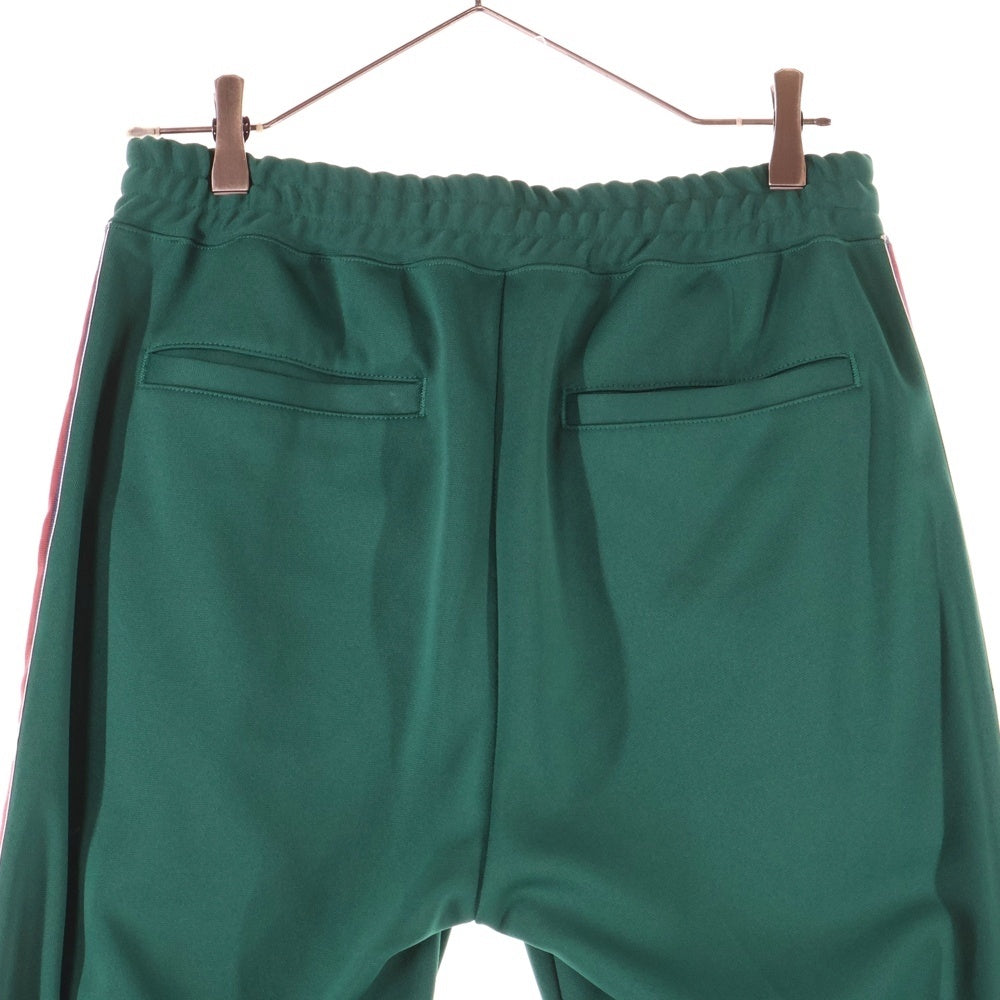 ISAMU KATAYAMA BACKLASH(イサムカタヤマバックラッシュ) POLYESTER-JERSEY TRACK PANTS ポリエステル ジャージー トラックパンツ グリーン 2054-01