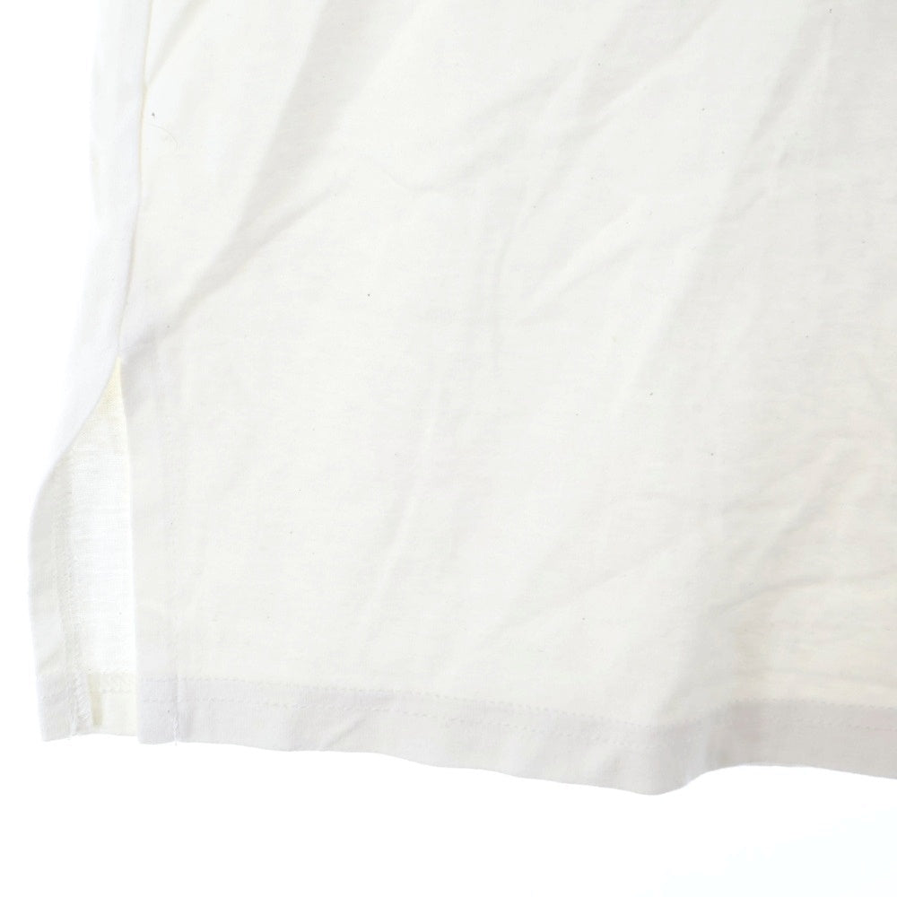 ISAMU KATAYAMA BACKLASH(イサムカタヤマバックラッシュ) Photo by commyu スプレープリント加工 クルーネック 半袖Tシャツ カットソー ホワイト 1946-01