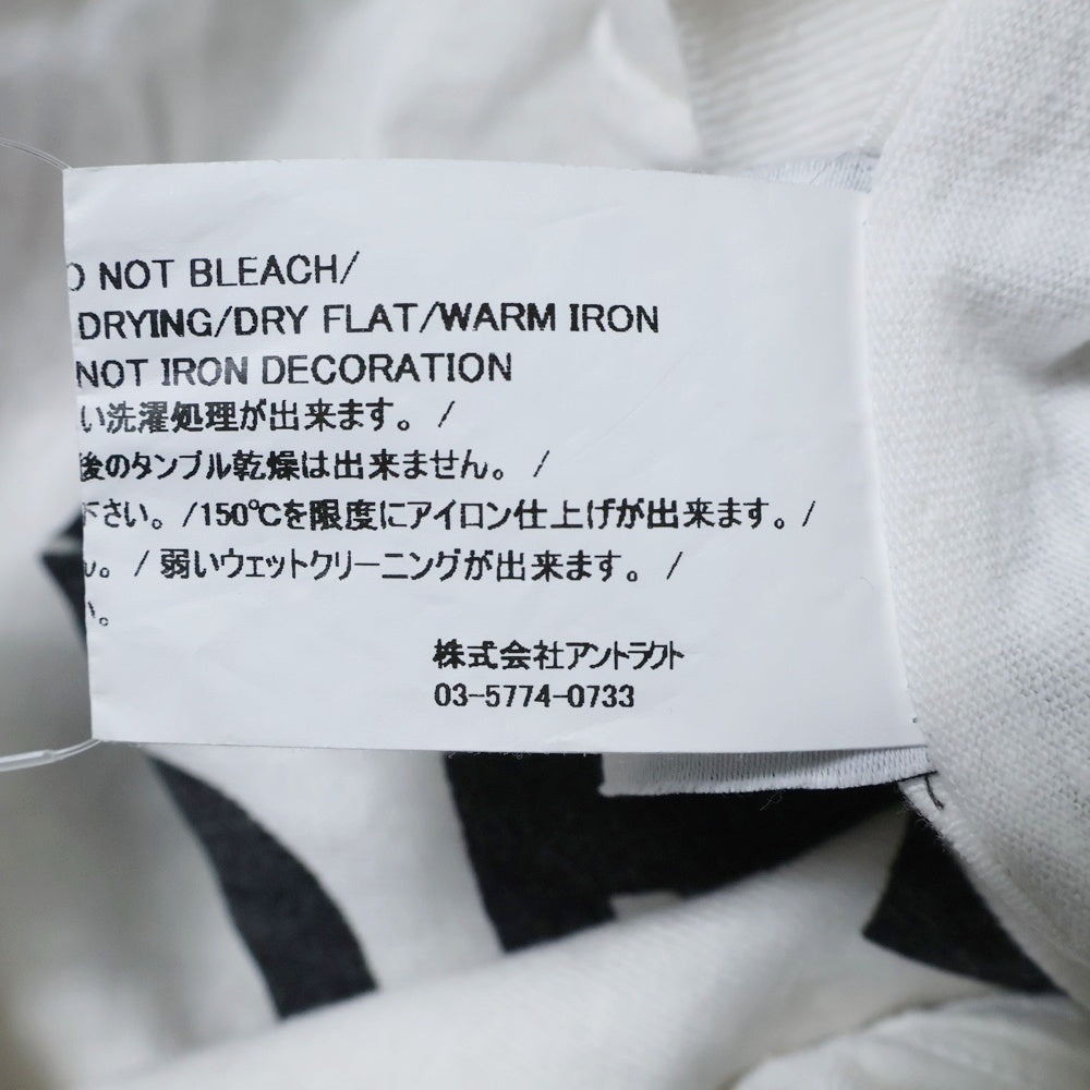 READY MADE(レディメイド) 24AW SS T-SHIRT PEACE ピース 両面プリント クルーネック 半袖Tシャツ カットソー ホワイト RE-CO-WH-00-00-274