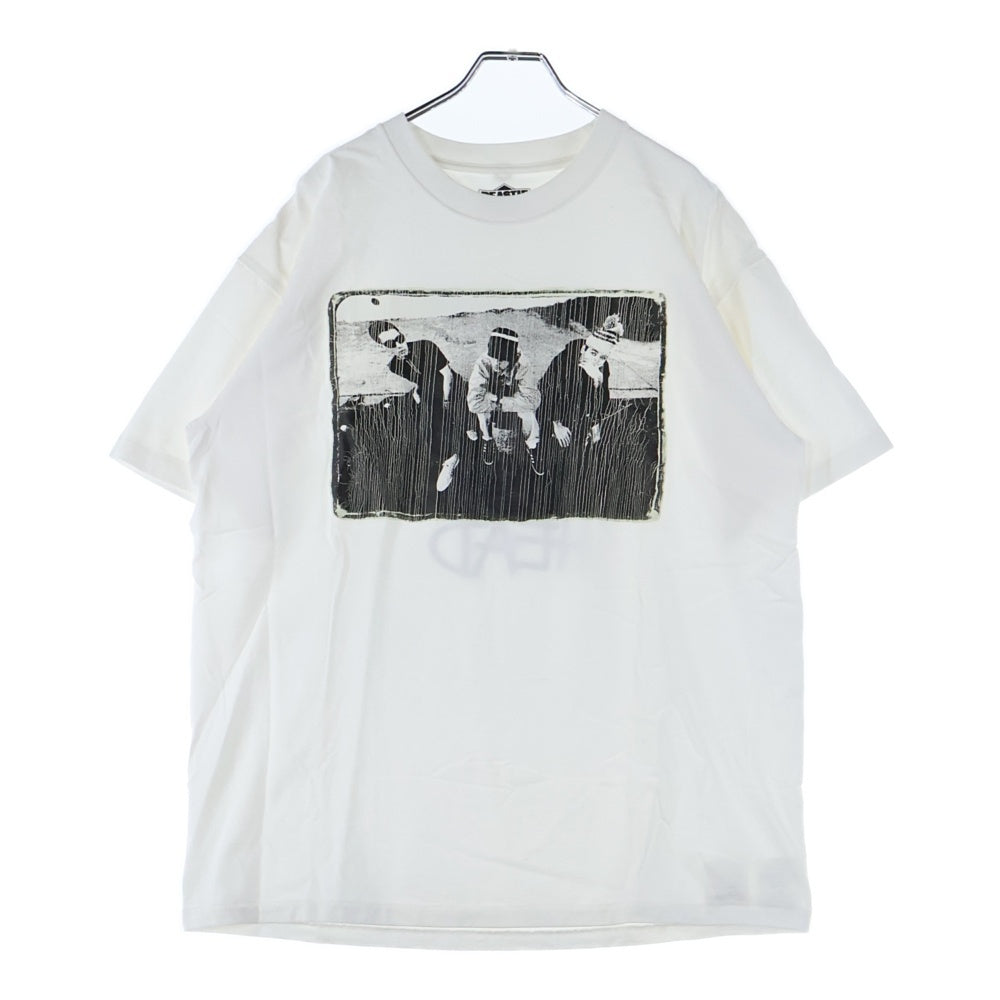 insonnia(インソニア) BEASTIE BOYS CHECK YOUR HEAD PHOTO TEE ビースティボーイズ フォトプリント クルーネック 半袖Tシャツ カットソー ホワイト IP-BEASTIE-001