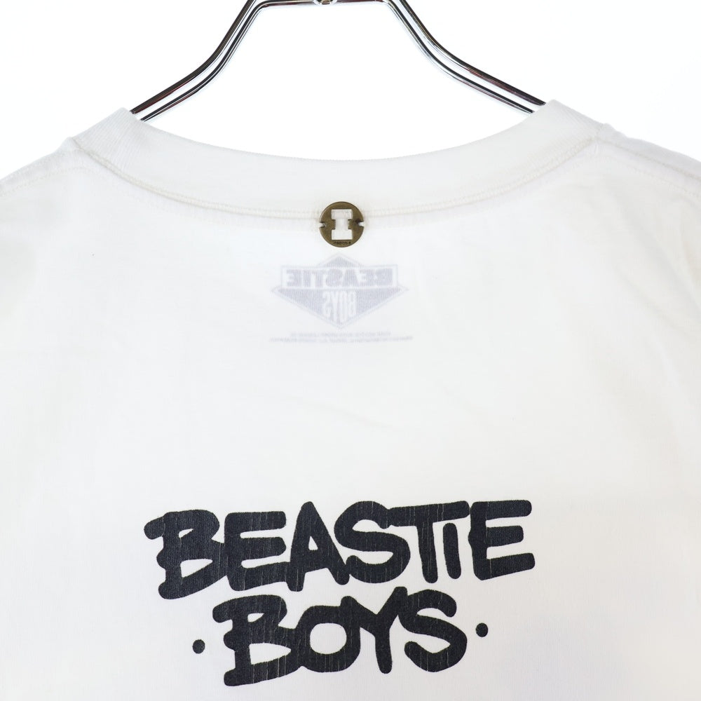 insonnia(インソニア) BEASTIE BOYS CHECK YOUR HEAD PHOTO TEE ビースティボーイズ フォトプリント クルーネック 半袖Tシャツ カットソー ホワイト IP-BEASTIE-001