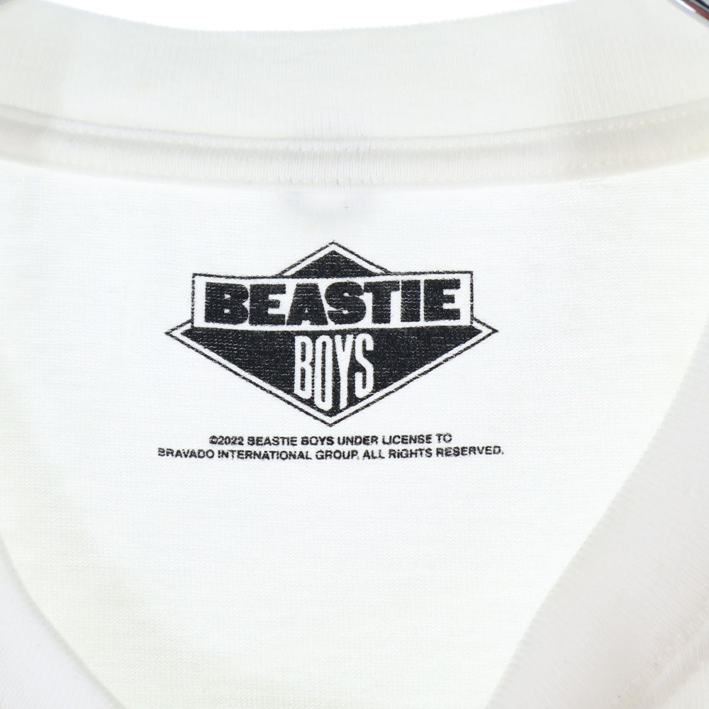 insonnia(インソニア) BEASTIE BOYS CHECK YOUR HEAD PHOTO TEE ビースティボーイズ フォトプリント クルーネック 半袖Tシャツ カットソー ホワイト IP-BEASTIE-001
