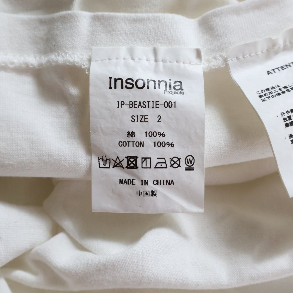 insonnia(インソニア) BEASTIE BOYS CHECK YOUR HEAD PHOTO TEE ビースティボーイズ フォトプリント クルーネック 半袖Tシャツ カットソー ホワイト IP-BEASTIE-001