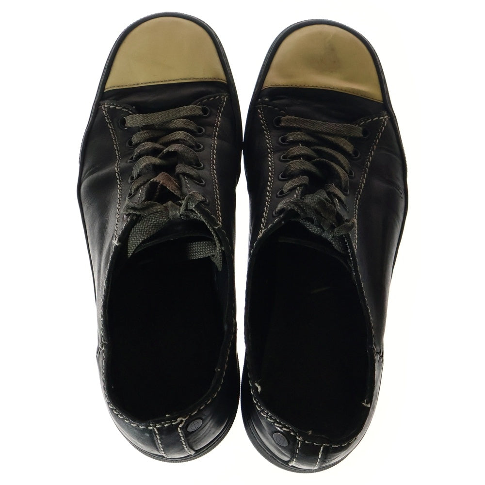 incarnation(インカネーション) HORSE LEATHER ROW CUT SNEAKER ホースレザー ローカットスニーカー ブラック