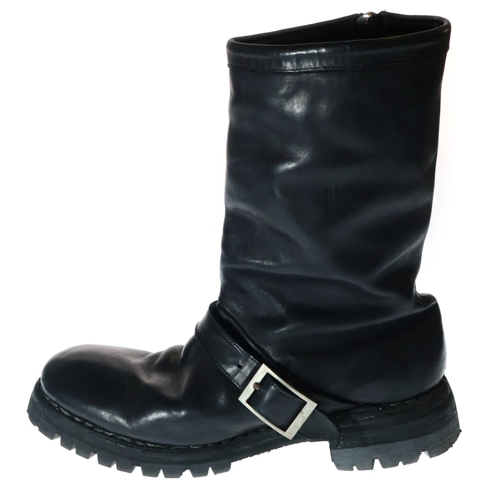 incarnation(インカネーション) HORSE LEATHER RANGER BOOTS ホースレザー サイドジップ レンジャーブーツ ブラック