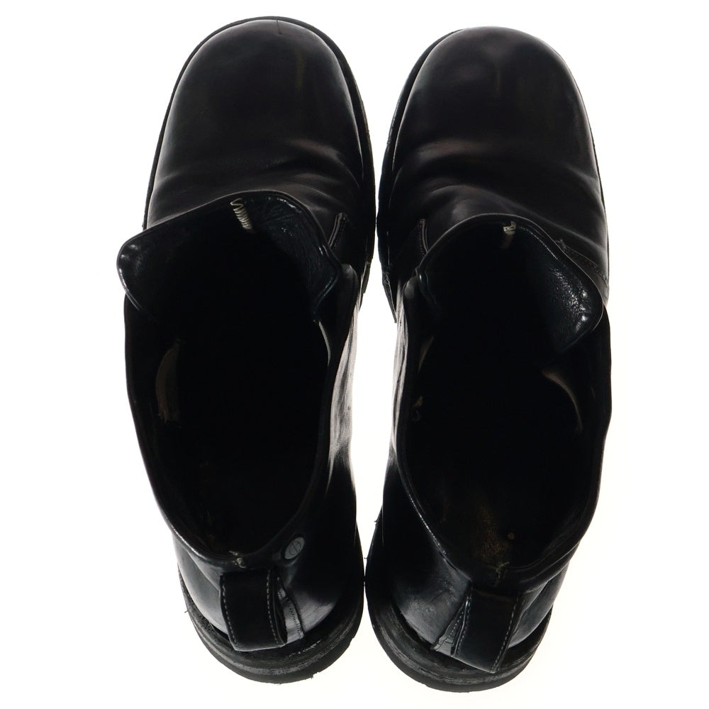 incarnation(インカネーション) HORSE LEATHER SHORT BOOTS ホースレザー ビブラムソール ショートブーツ ブラック