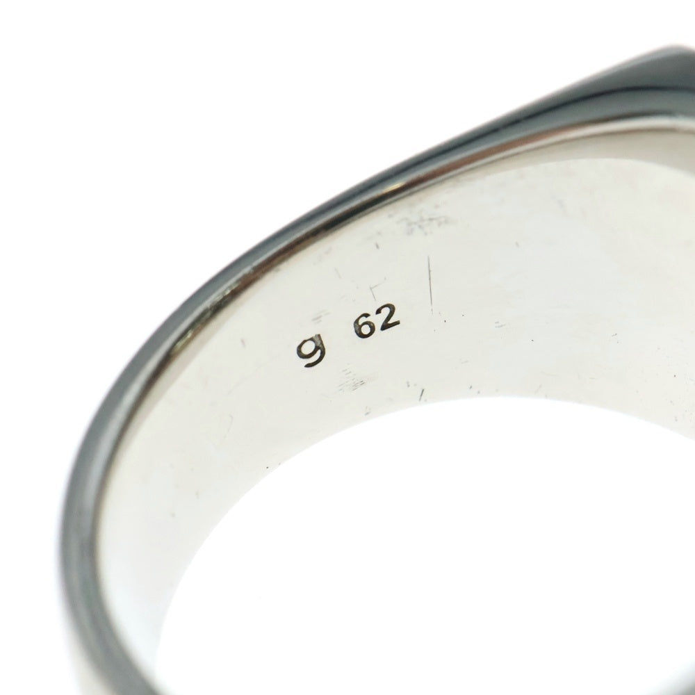 TOMWOOD(トムウッド) CUSHION LARVIKITE RING クッション ラルビカイト ストーンリング 指輪 シルバー