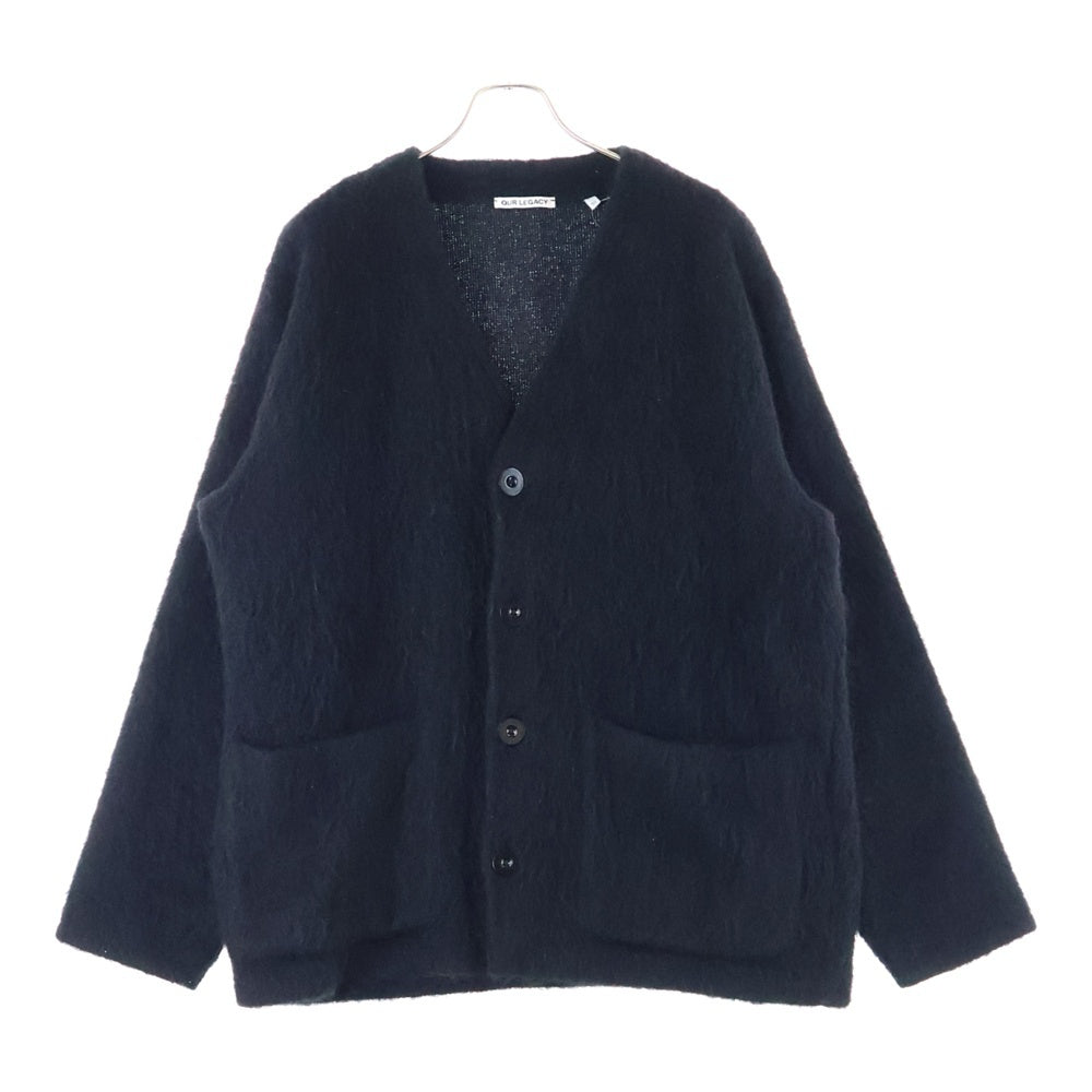 OUR LEGACY(アワーレガシー) 21AW Mohair Cardigan モヘアカーディガン ブラック M4206CBM