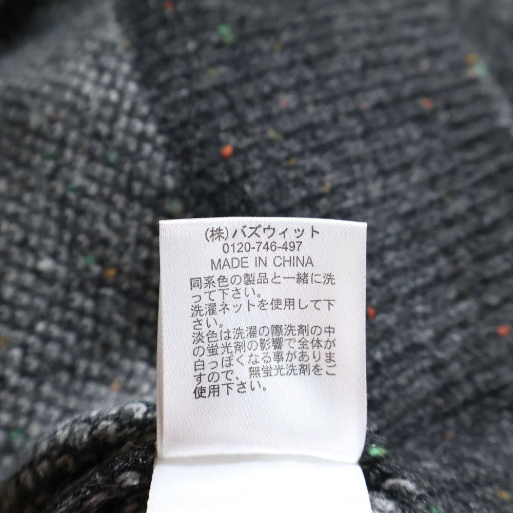 EPNOK(エプノック) EPNOK アブストラクト ルーズニット セーター グレー