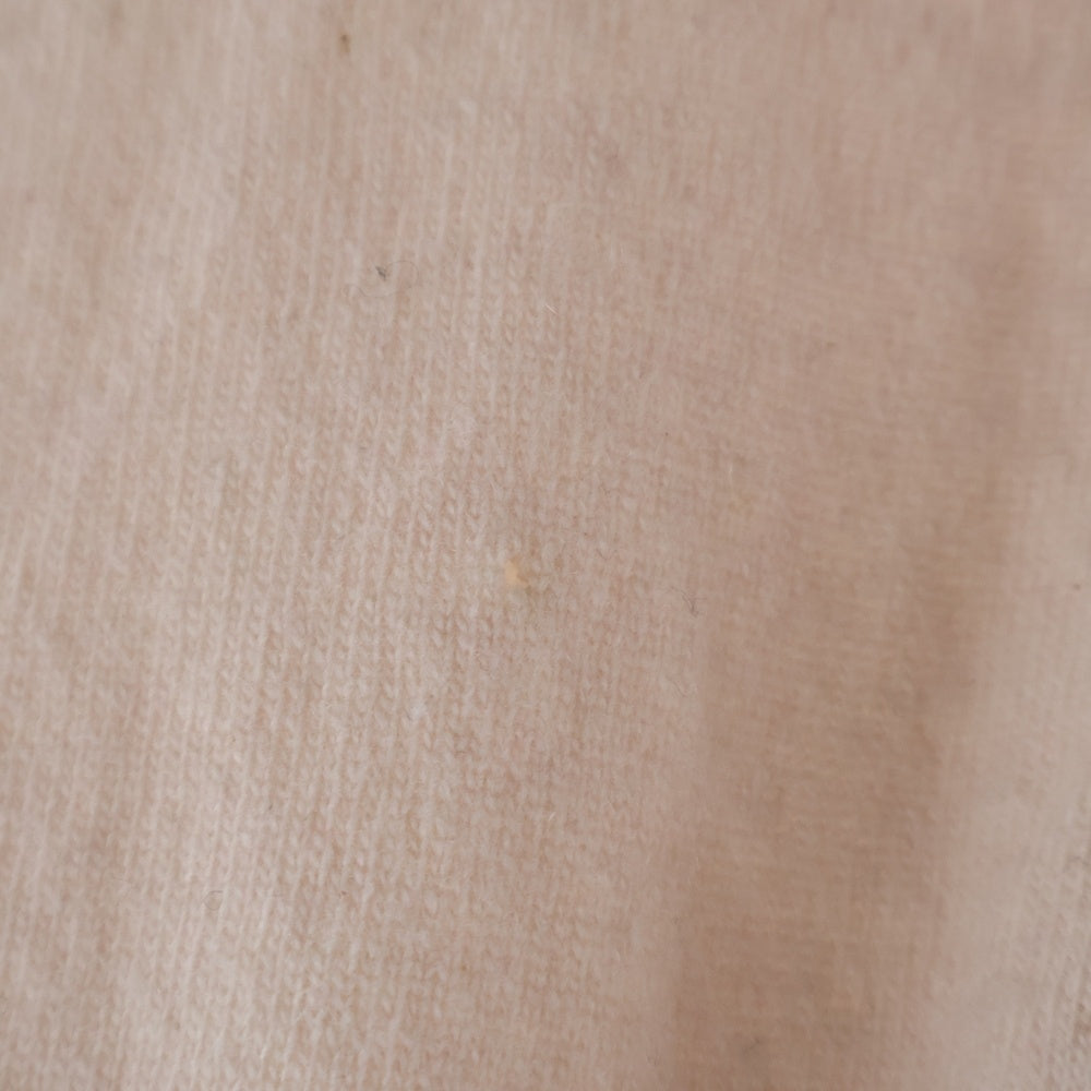 BURBERRY BLUE LABEL(バーバリーブルーレーベル) フロント刺繍 裏地切り替え ニットカーディガン レディース ピンク E1N37-655-40