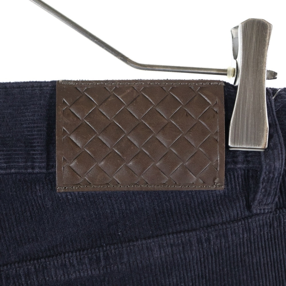 BOTTEGA VENETA(ボッテガヴェネタ) イントレチャート パッチ ボタンフライ コーデュロイ ストレート パンツ ダークパープル EPBV-17-135