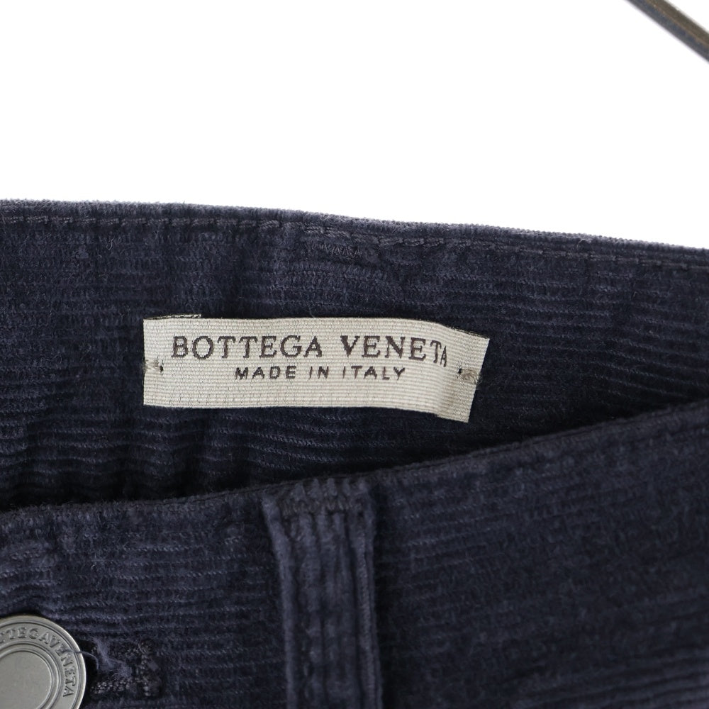 BOTTEGA VENETA(ボッテガヴェネタ) イントレチャート パッチ ボタンフライ コーデュロイ ストレート パンツ ダークパープル EPBV-17-135