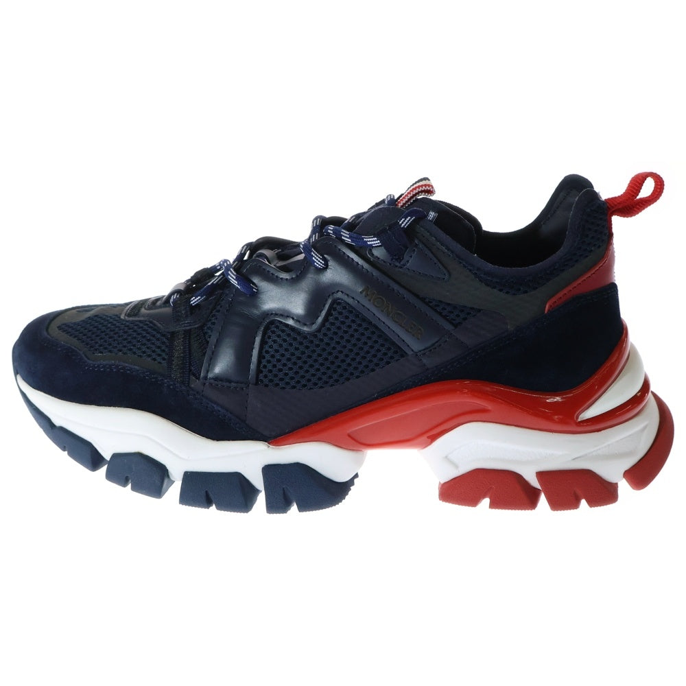 MONCLER(モンクレール) LEAVE NO TRACE M リーブ ノー トレース レースアップ ローカット スニーカー ネイビー/レッド G209A4M70340 02SH4