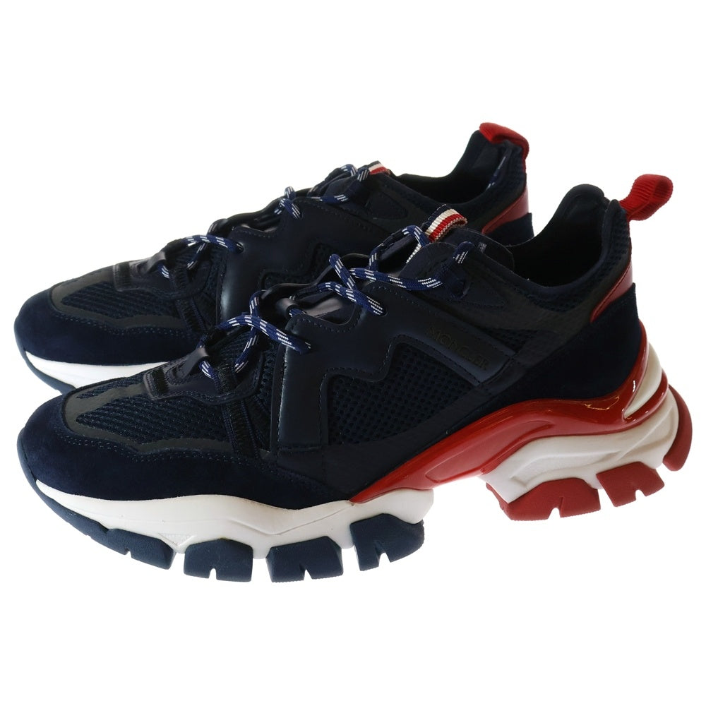 MONCLER(モンクレール) LEAVE NO TRACE M リーブ ノー トレース レースアップ ローカット スニーカー ネイビー/レッド G209A4M70340 02SH4