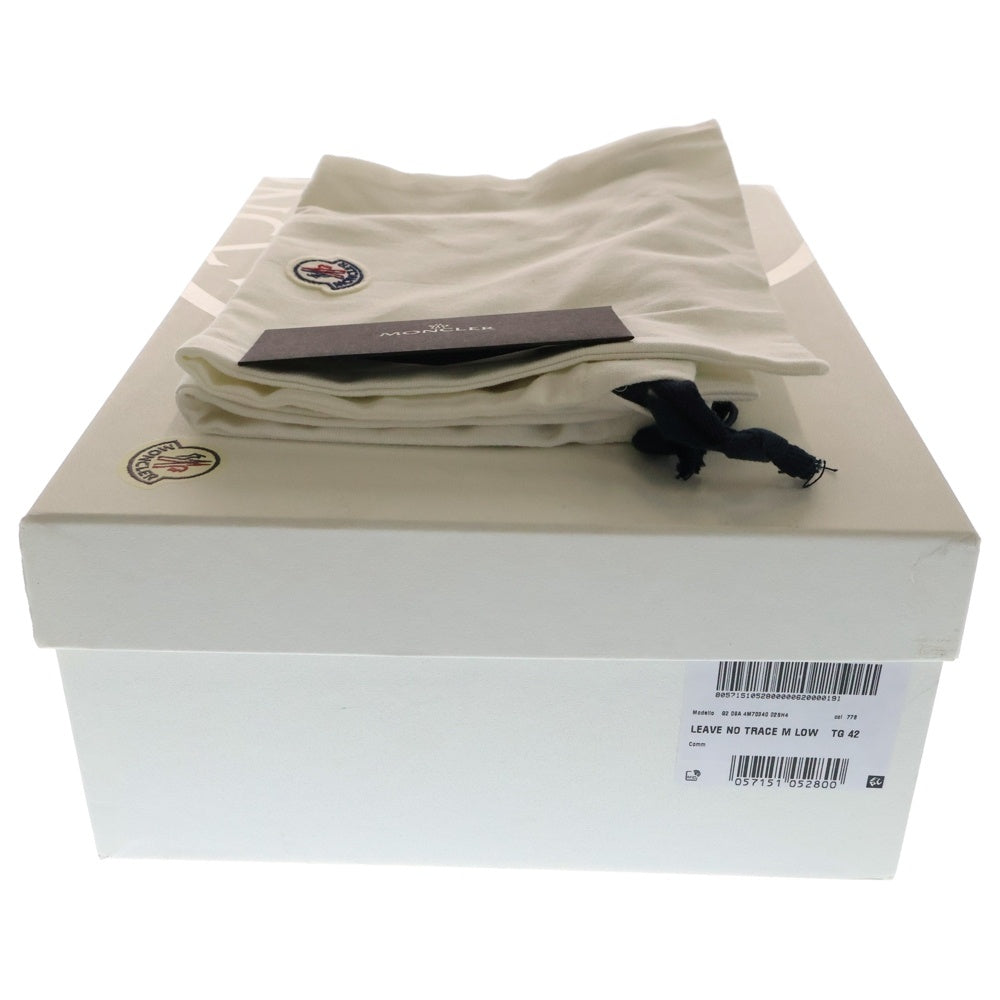 MONCLER(モンクレール) LEAVE NO TRACE M リーブ ノー トレース レースアップ ローカット スニーカー ネイビー/レッド G209A4M70340 02SH4