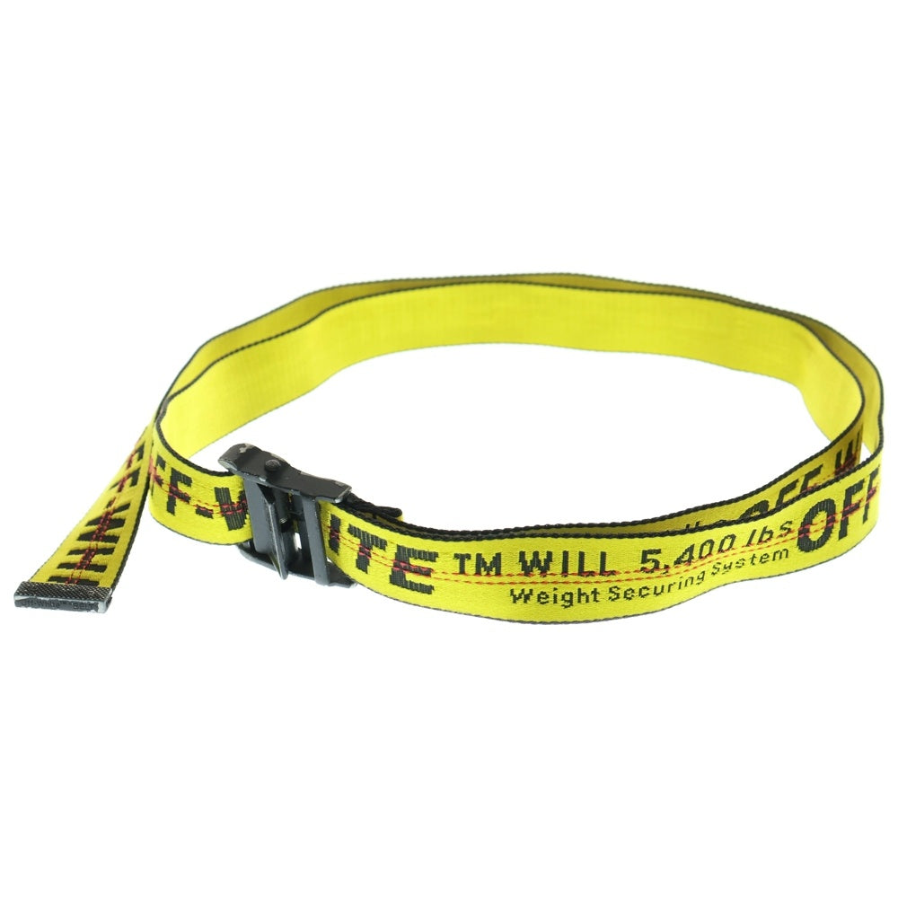OFF-WHITE(オフホワイト) CLASSIC INDUSTRIAL BELT クラシック インダストリアル ロゴベルト イエロー
