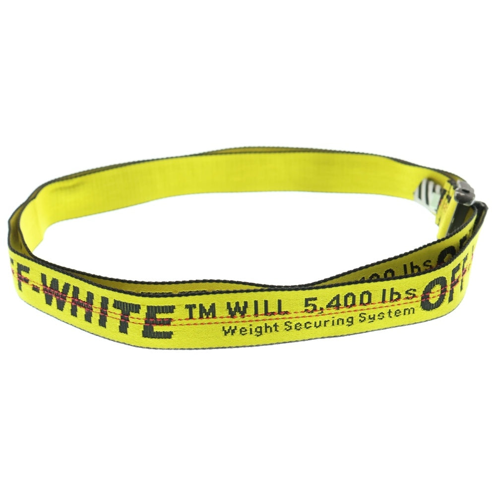 OFF-WHITE(オフホワイト) CLASSIC INDUSTRIAL BELT クラシック インダストリアル ロゴベルト イエロー