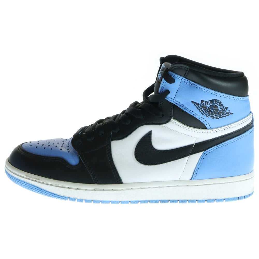 NIKE(ナイキ) AIR JORDAN 1 RETRO HIGH OG UNIVERSITY BLUE UNC TOE エア ジョーダン 1 レトロ OG ユニバーシティ ユーエヌシー トゥー ハイカットスニーカー DZ5485-400