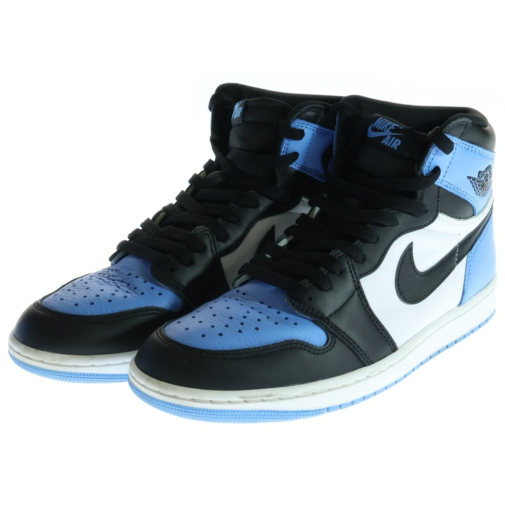 NIKE(ナイキ) AIR JORDAN 1 RETRO HIGH OG UNIVERSITY BLUE UNC TOE エア ジョーダン 1 レトロ OG ユニバーシティ ユーエヌシー トゥー ハイカットスニーカー DZ5485-400