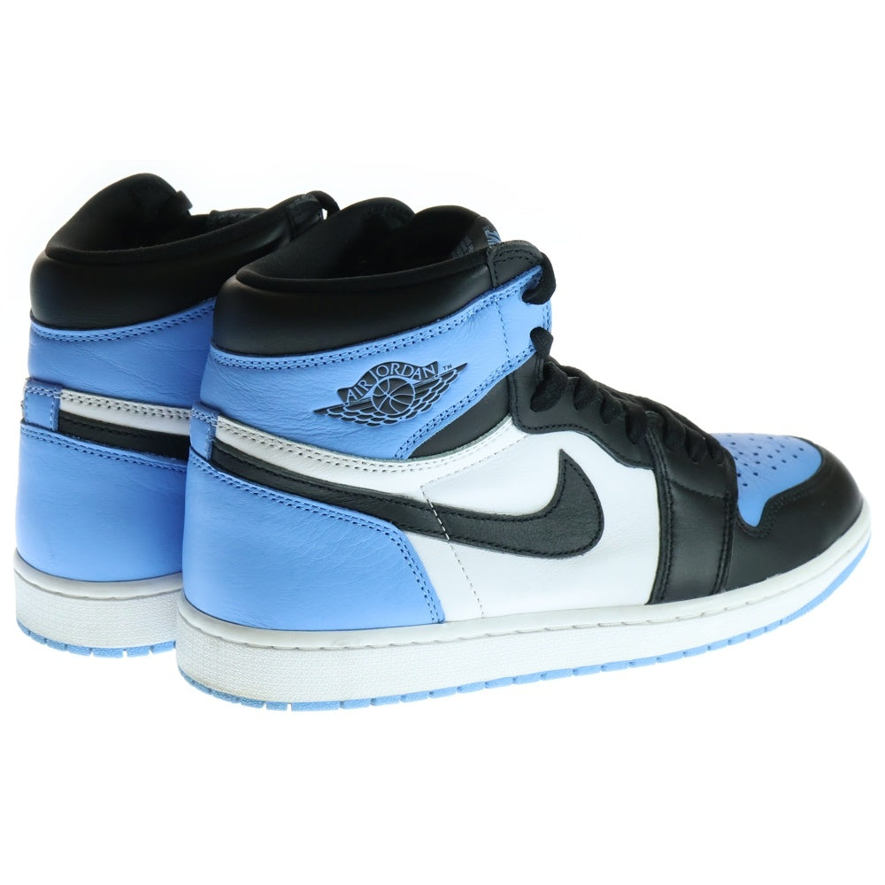 NIKE(ナイキ) AIR JORDAN 1 RETRO HIGH OG UNIVERSITY BLUE UNC TOE エア ジョーダン 1 レトロ OG ユニバーシティ ユーエヌシー トゥー ハイカットスニーカー DZ5485-400