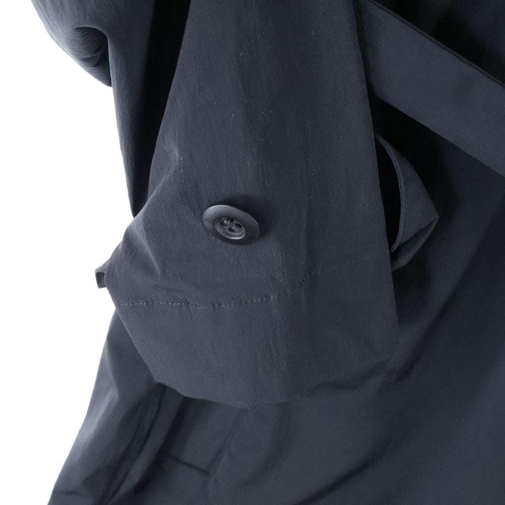 NEWSIAN(ニューシアン) NEWSIAN ナイロン トレンチコート ジャケット ブラック NWS-CT01