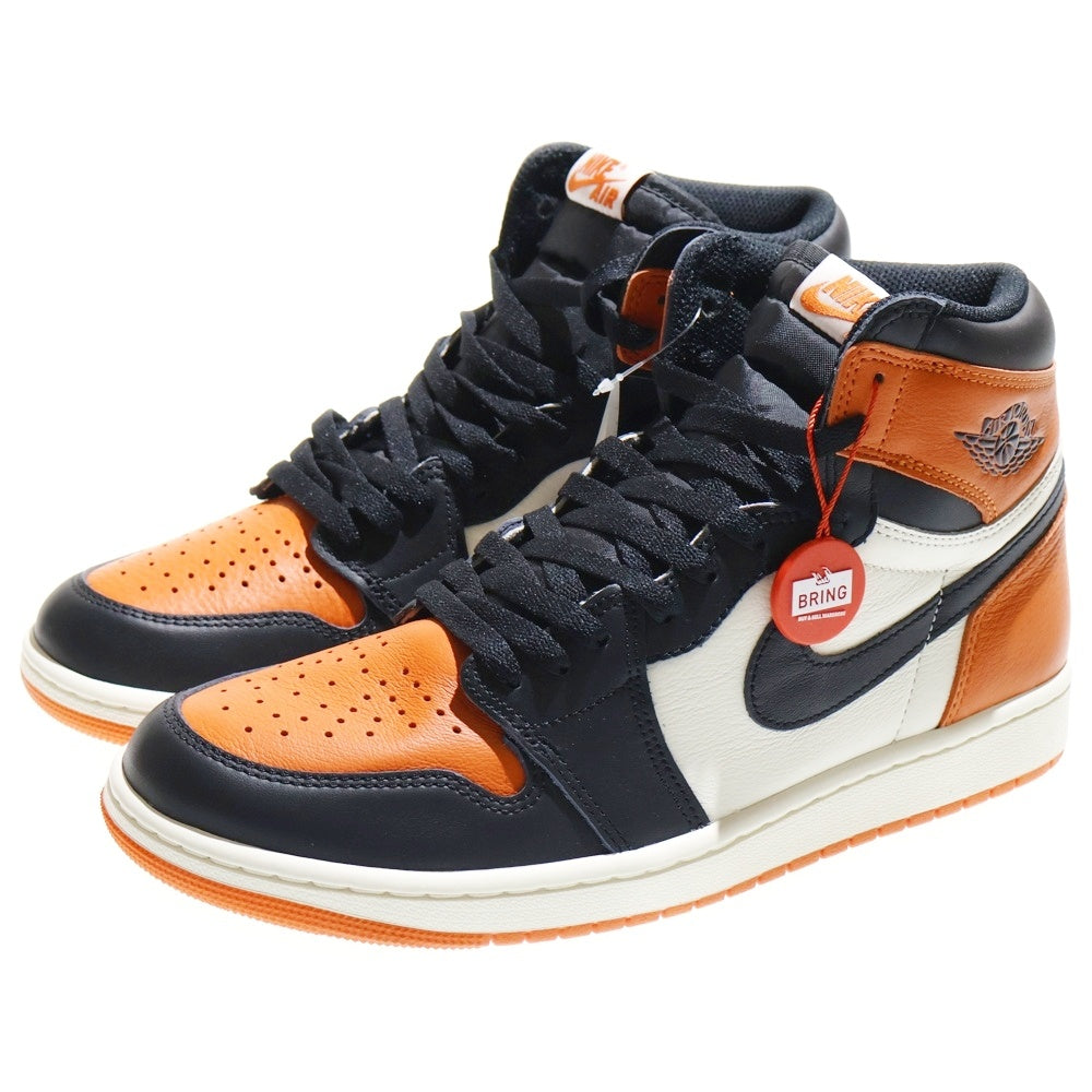 NIKE(ナイキ) AIR JORDAN 1 RETRO HIGH OG SHATTERED BACKBOARD エア ジョーダン 1 レトロ シャッタードバックボード ハイカットスニーカー オレンジ US10/28cm DZ5485-008