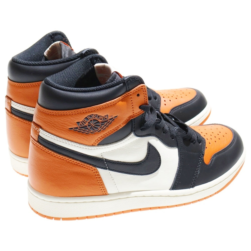 NIKE(ナイキ) AIR JORDAN 1 RETRO HIGH OG SHATTERED BACKBOARD エア ジョーダン 1 レトロ シャッタードバックボード ハイカットスニーカー オレンジ US10/28cm DZ5485-008