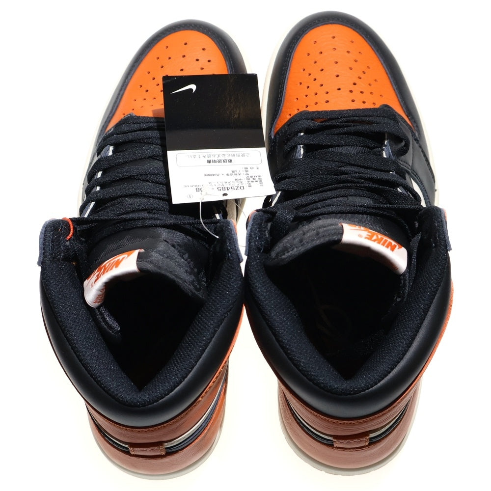 NIKE(ナイキ) AIR JORDAN 1 RETRO HIGH OG SHATTERED BACKBOARD エア ジョーダン 1 レトロ シャッタードバックボード ハイカットスニーカー オレンジ US10/28cm DZ5485-008