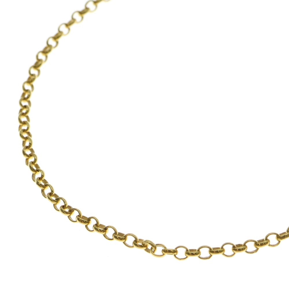 CHROME HEARTS(クロムハーツ) 22K NECKCHAIN R16 ロールチェーンネックレス 16inch ゴールド