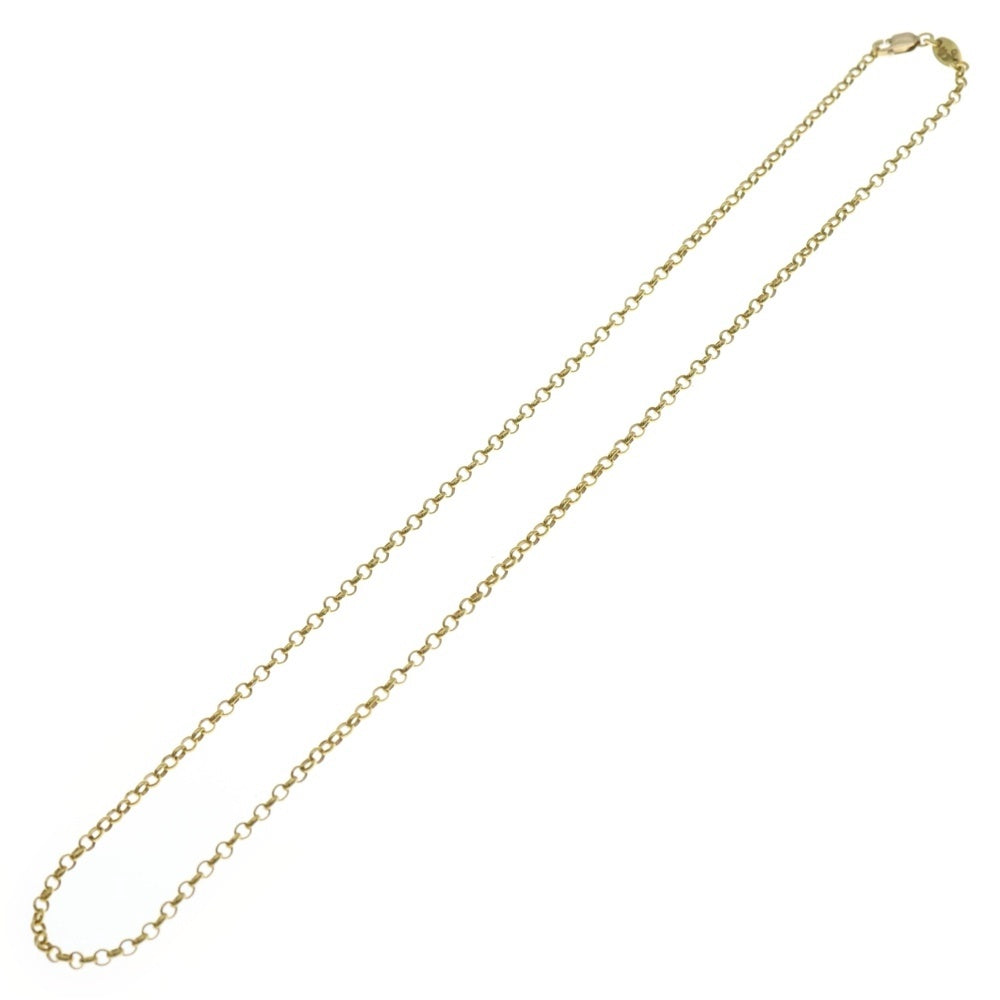 CHROME HEARTS(クロムハーツ) 22K NECKCHAIN R16 ロールチェーンネックレス 16inch ゴールド