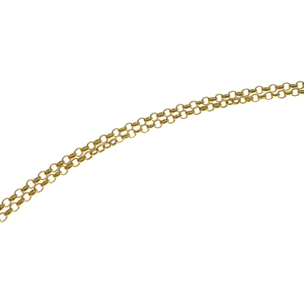 CHROME HEARTS(クロムハーツ) 22K NECKCHAIN R16 ロールチェーンネックレス 16inch ゴールド