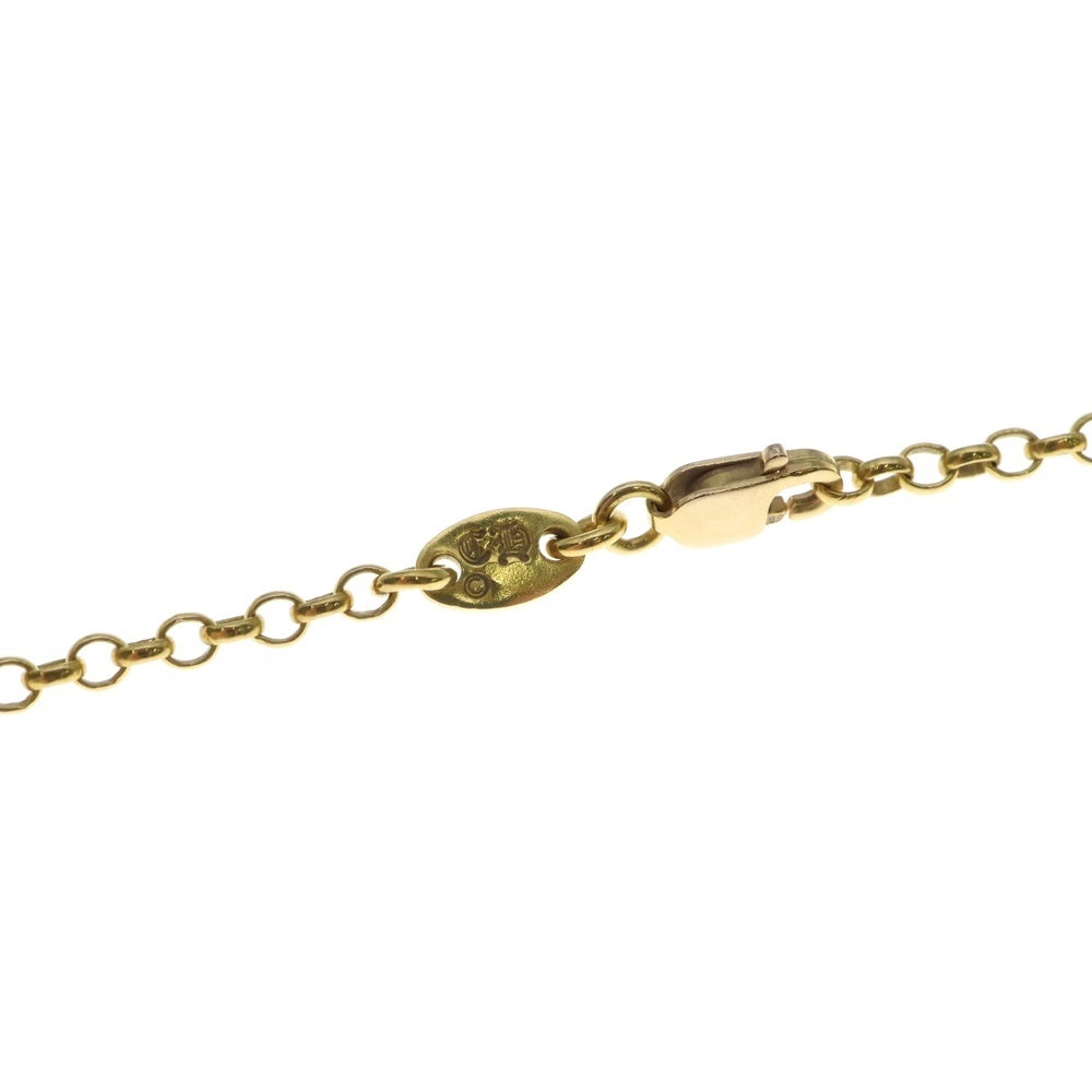 CHROME HEARTS(クロムハーツ) 22K NECKCHAIN R16 ロールチェーンネックレス 16inch ゴールド
