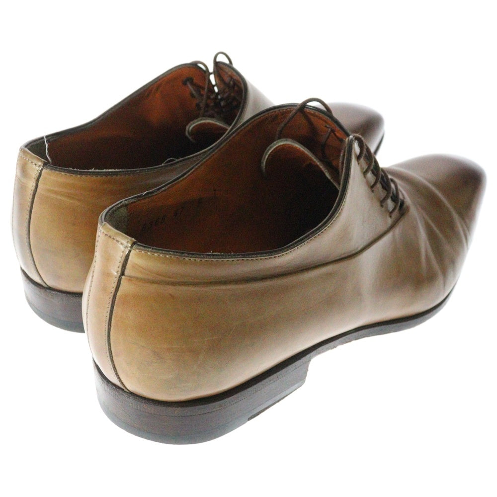 Santoni(サントーニ) イタリア製 レースアップ レザー ドレスシューズ ブラウン 6368