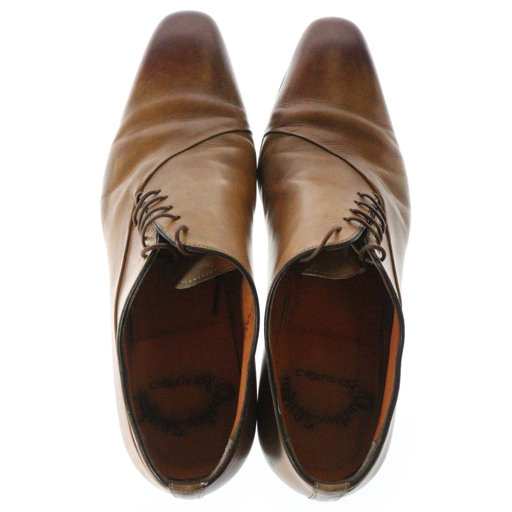 Santoni(サントーニ) イタリア製 レースアップ レザー ドレスシューズ ブラウン 6368
