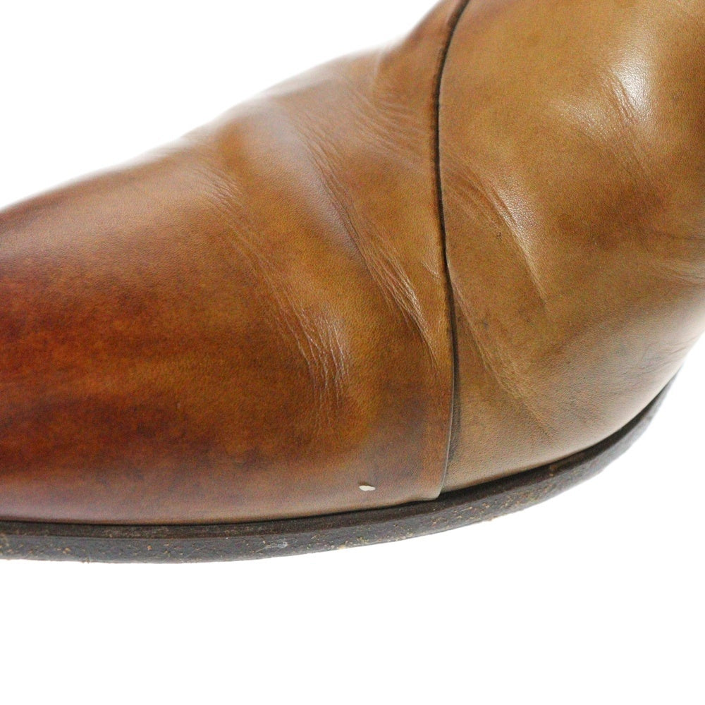 Santoni(サントーニ) イタリア製 レースアップ レザー ドレスシューズ ブラウン 6368