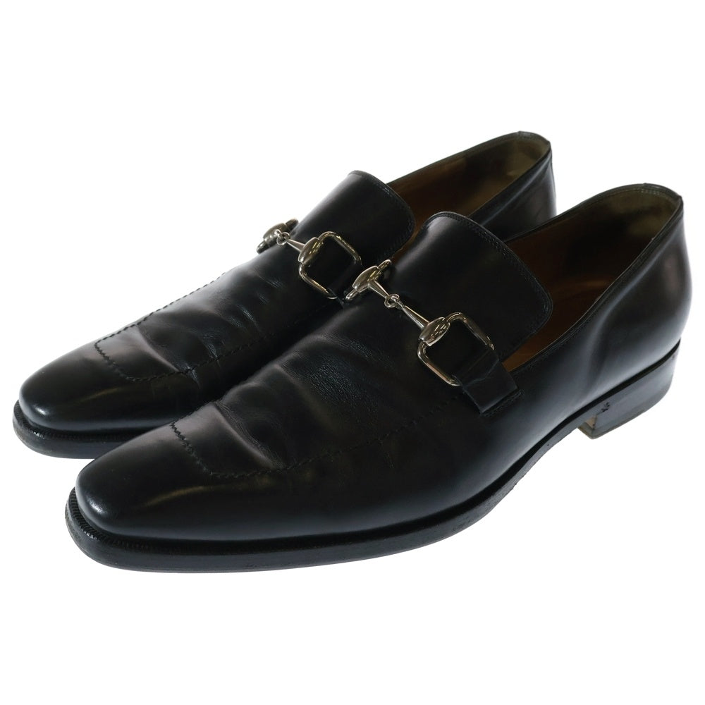 GUCCI(グッチ) ホースビット カーフレザー ドレスシューズ ローファー ブラック 204396