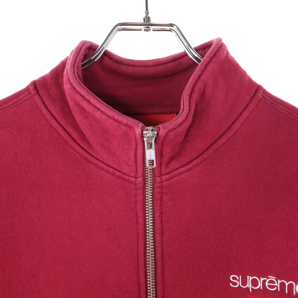 SUPREME(シュプリーム) 18AW Leopard Panel Half Zip Sweatshirt レオパードパネル ハーフジップ スウェットシャツ マルチカラー