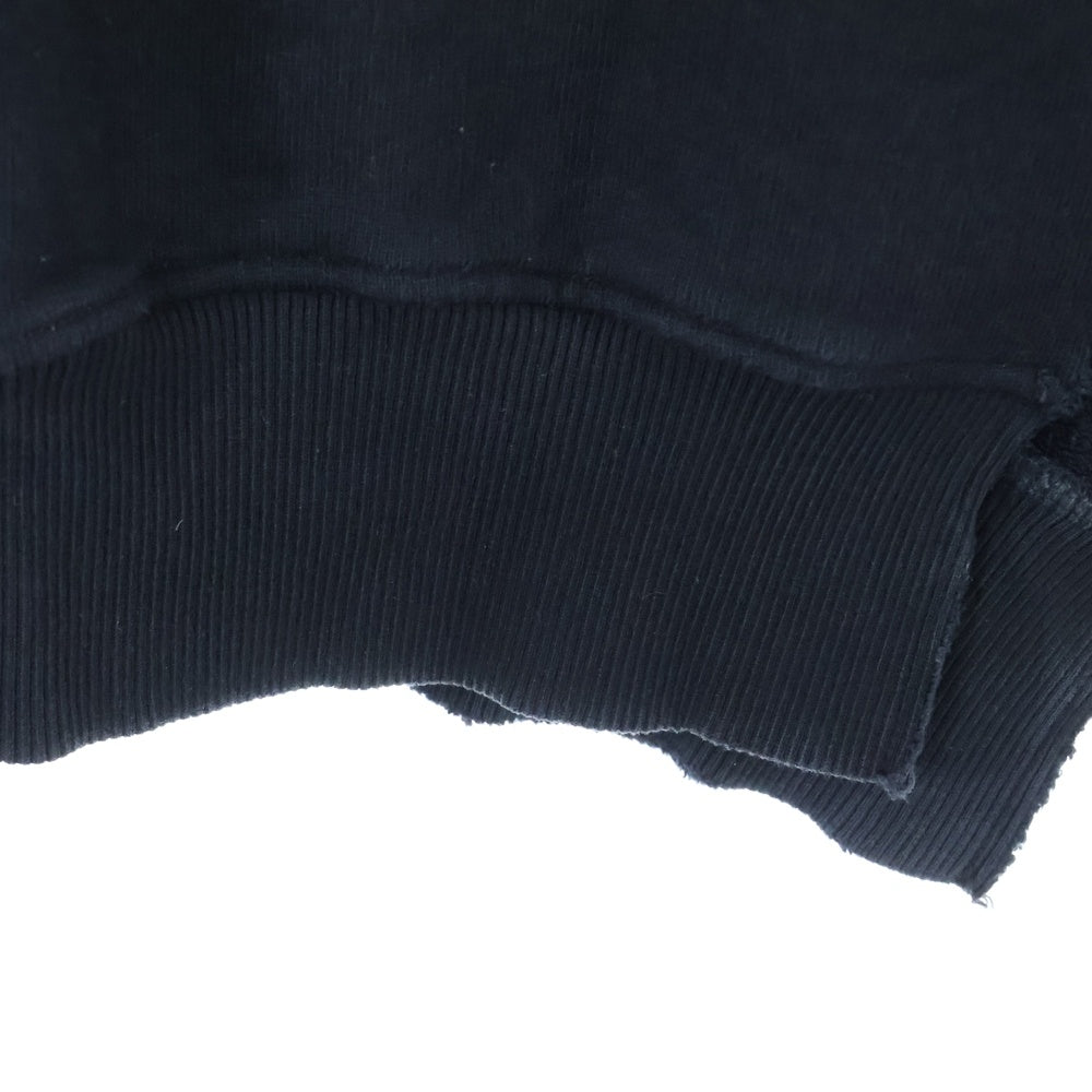 MM6 Maison Margiela(エムエムシックスメゾンマルジェラ) スリットワイドスウェットパンツ ブラック レディース S52KA0249 S25337
