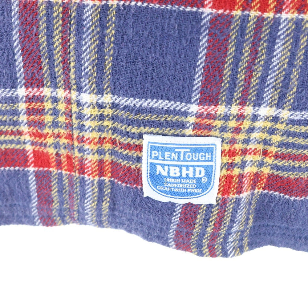 NEIGHBORHOOD(ネイバーフッド) 12SS KINGCHECK/C-SHIRT.LS コットン キングチェック 長袖シャツ マルチカラー 121SPNH-SHM02