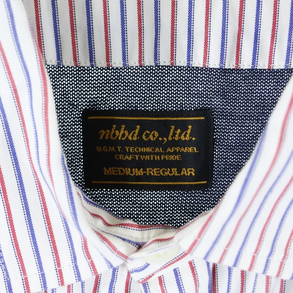 NEIGHBORHOOD(ネイバーフッド) 12SS CHANNEL 7/C-SHIRT.LS チャンネルセブン ニットドッキング 長袖シャツ マルチカラー 121BENH-SHM05
