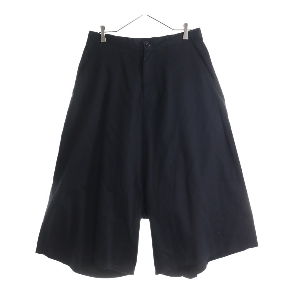 Y's(ワイズ) BORN PRODUCT COTTON TWILL SAROUEL WITH CLOTH コットンツイル ワイド サルエルパンツ ブラック レディース YT-P81-002