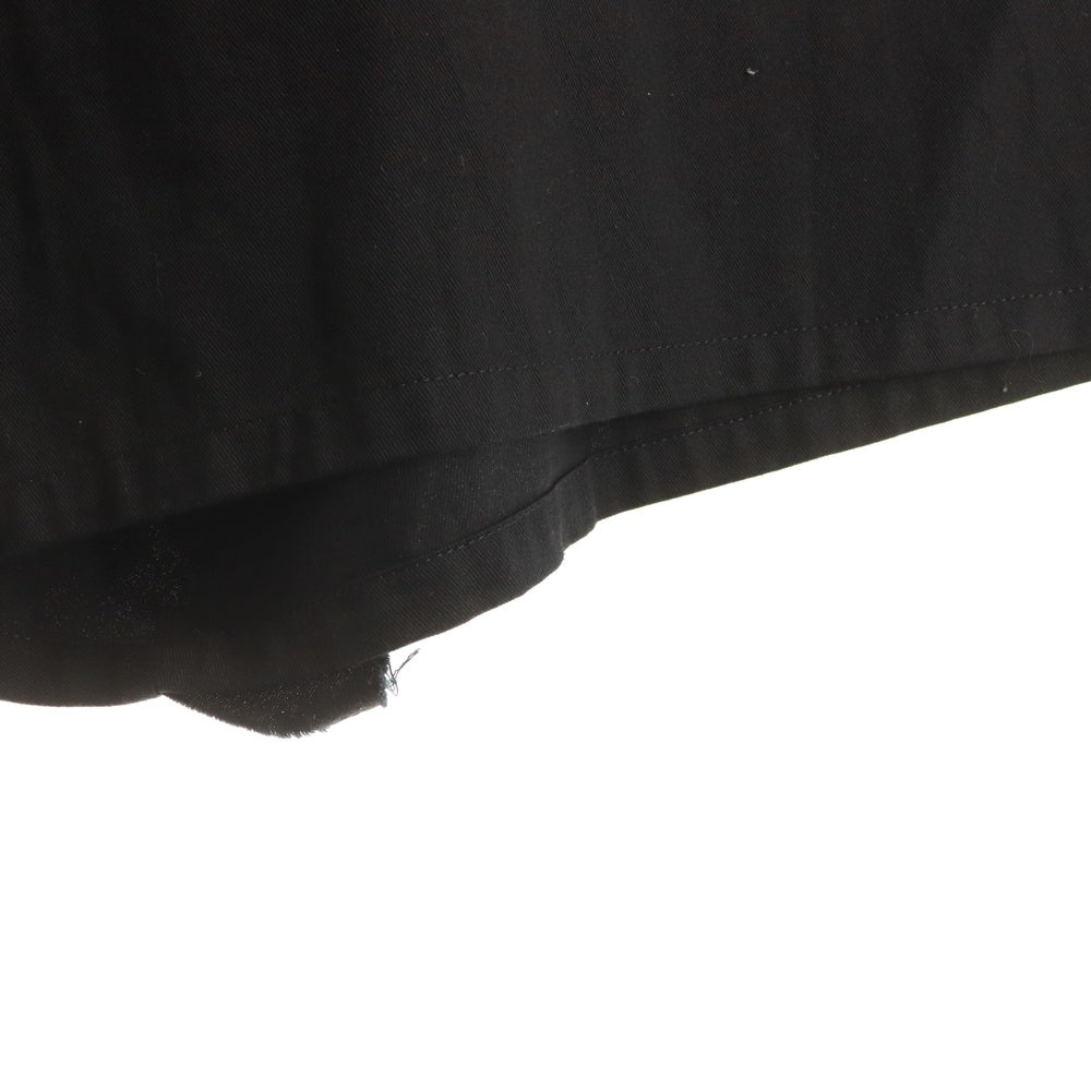 Y's(ワイズ) BORN PRODUCT COTTON TWILL SAROUEL WITH CLOTH コットンツイル ワイド サルエルパンツ ブラック レディース YT-P81-002